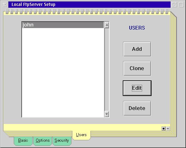 Local FTP Server Setup