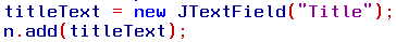 Text field