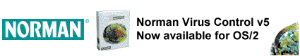 Norman Virus Control version 5 is now available for OS/2 users