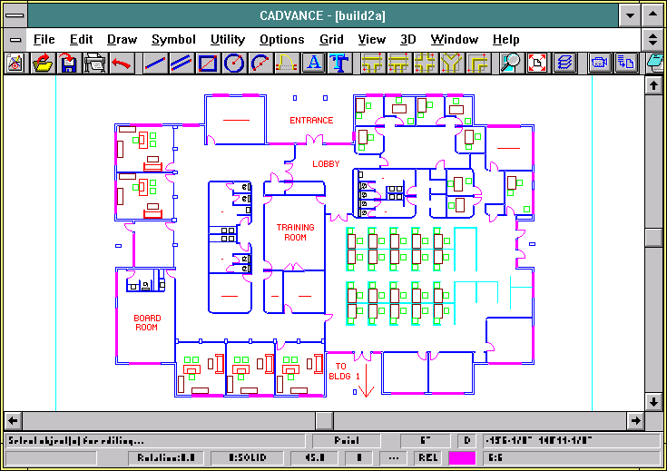 Cadvance Main Window