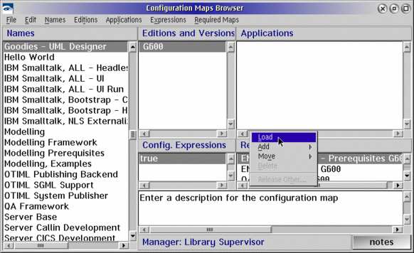 UML Load Required Maps