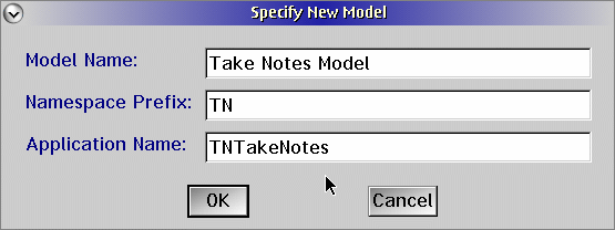 UML Model Name