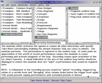 UML Spec Use Details 1