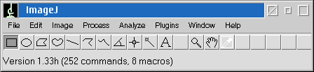 ImageJ Main Screen