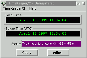 TimeKeeper/2 screenshot